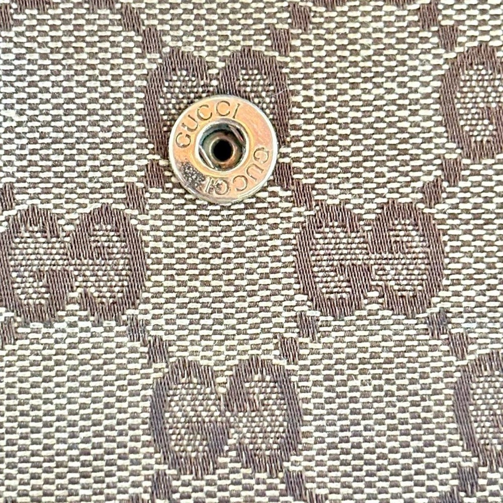 Vintage Authentic Gucci GG Supreme Monogram 
Continental Long Wallet Clutch - Picture 8 of 8
